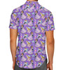 Men's Button Down Short Sleeve Shirt - Whimsical Isabela