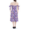 Strapless Bardot Midi Dress - Whimsical Isabela