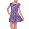 Girls Cap Sleeve Pleated Dress - Whimsical Madrigals