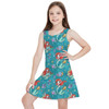 Girls Sleeveless Dress - Whimsical Ariel