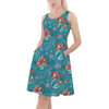 Skater Dress with Pockets - Whimsical Ariel