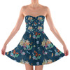 Sweetheart Strapless Skater Dress - Whimsical Triton and Sebastian