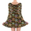 Longsleeve Skater Dress - Tinker Bell And Her Pirate Fairies