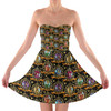 Sweetheart Strapless Skater Dress - Tinker Bell And Her Pirate Fairies