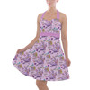 Halter Vintage Style Dress - Figment Races RunDisney Inspired