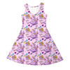 Girls Sleeveless Dress - Figment Races RunDisney Inspired