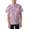 Kids' Button Down Short Sleeve Shirt - Figment Races RunDisney Inspired