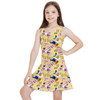 Girls Sleeveless Dress - Donald and Daisy Marathon Match Up