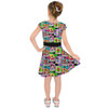 Girls Short Sleeve Skater Dress - You're My Hero Wreck It Ralph Inspired