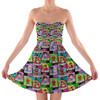Sweetheart Strapless Skater Dress - You're My Hero Wreck It Ralph Inspired