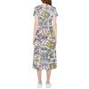 High Low Midi Dress - Mouse & Friends Garden Seed Packets