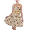 Halter Vintage Style Dress - Floral Wall-E and Eve