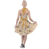 Halter Vintage Style Dress - Floral Wall-E and Eve