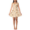 Sleeveless Flared Dress - Floral Wall-E and Eve