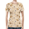 Women's Cotton Blend T-Shirt - Floral Wall-E and Eve