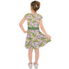 Girls Short Sleeve Skater Dress - Floral Heimlich A Bug's Life