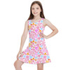 Girls Sleeveless Dress - Floral Hippie Mouse