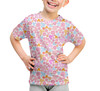 Youth Cotton Blend T-Shirt - Floral Hippie Mouse