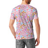 Men's Cotton Blend T-Shirt - Floral Hippie Mouse