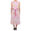 Belted Chiffon Midi Dress - Floral Hippie Mouse