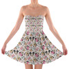 Sweetheart Strapless Skater Dress - Spring Mickey and Friends