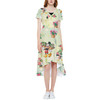 High Low Midi Dress - Gardener Mickey and Minnie