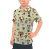 Kids Polo Shirt - Gardener Mickey and Minnie