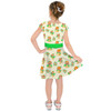 Girls Short Sleeve Skater Dress - Little Orange Bird