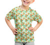 Youth Cotton Blend T-Shirt - Think (Orange) Bird Thoughts
