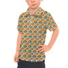 Kids Polo Shirt - Orange Bird Delight