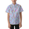 Kids' Button Down Short Sleeve Shirt - Imagine with Figment