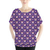 Batwing Chiffon Top - Geometric Figment