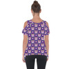 Cold Shoulder Tunic Top - Geometric Figment