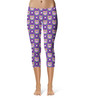 Sport Capri Leggings - Geometric Figment