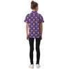 Kids' Button Down Short Sleeve Shirt - Geometric Figment