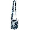 Belt Bag with Shoulder Strap - Ken's Bright Blue Leopard Print