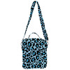 Crossbody Bag - Ken's Bright Blue Leopard Print