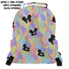 Pocket Backpack - Pastel Mickey Ears Balloons Disney Inspired