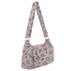 Shoulder Pocket Bag - Peachy Floral Minnie Ears