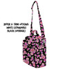 Crossbody Bag - Fuchsia Pink Floral Minnie Ears