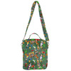 Crossbody Bag - Orange Bird & Tiki Friends