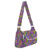 Shoulder Pocket Bag - Figment Watercolor Rainbow