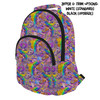 Pocket Backpack - Figment Watercolor Rainbow
