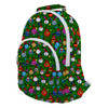 Pocket Backpack - Disney Christmas Baubles on Green