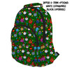 Pocket Backpack - Disney Christmas Baubles on Green