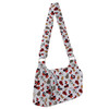 Shoulder Pocket Bag - Buffalo Plaid Mouse Ears Christmas