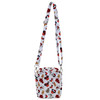 Belt Bag with Shoulder Strap - Buffalo Plaid Mouse Ears Christmas