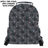 Pocket Backpack - Superhero Stitch - Black Panther