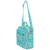 Crossbody Bag - Neon Floral Baby Turtle Squirt