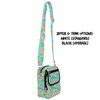 Belt Bag with Shoulder Strap - Neon Floral Tangerine Goofy & Pluto